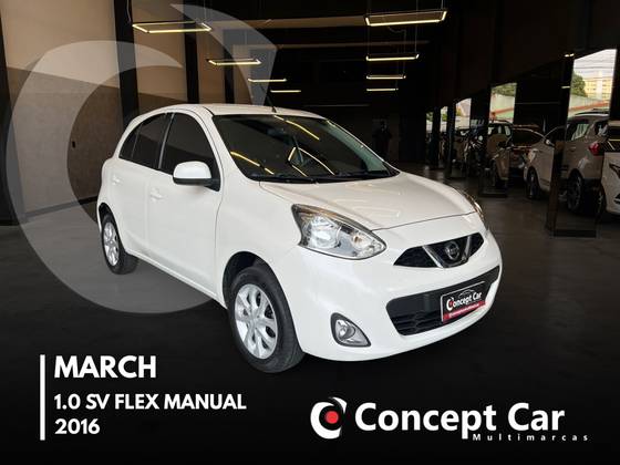 NISSAN MARCH 1.0 SV 12V FLEX 4P MANUAL